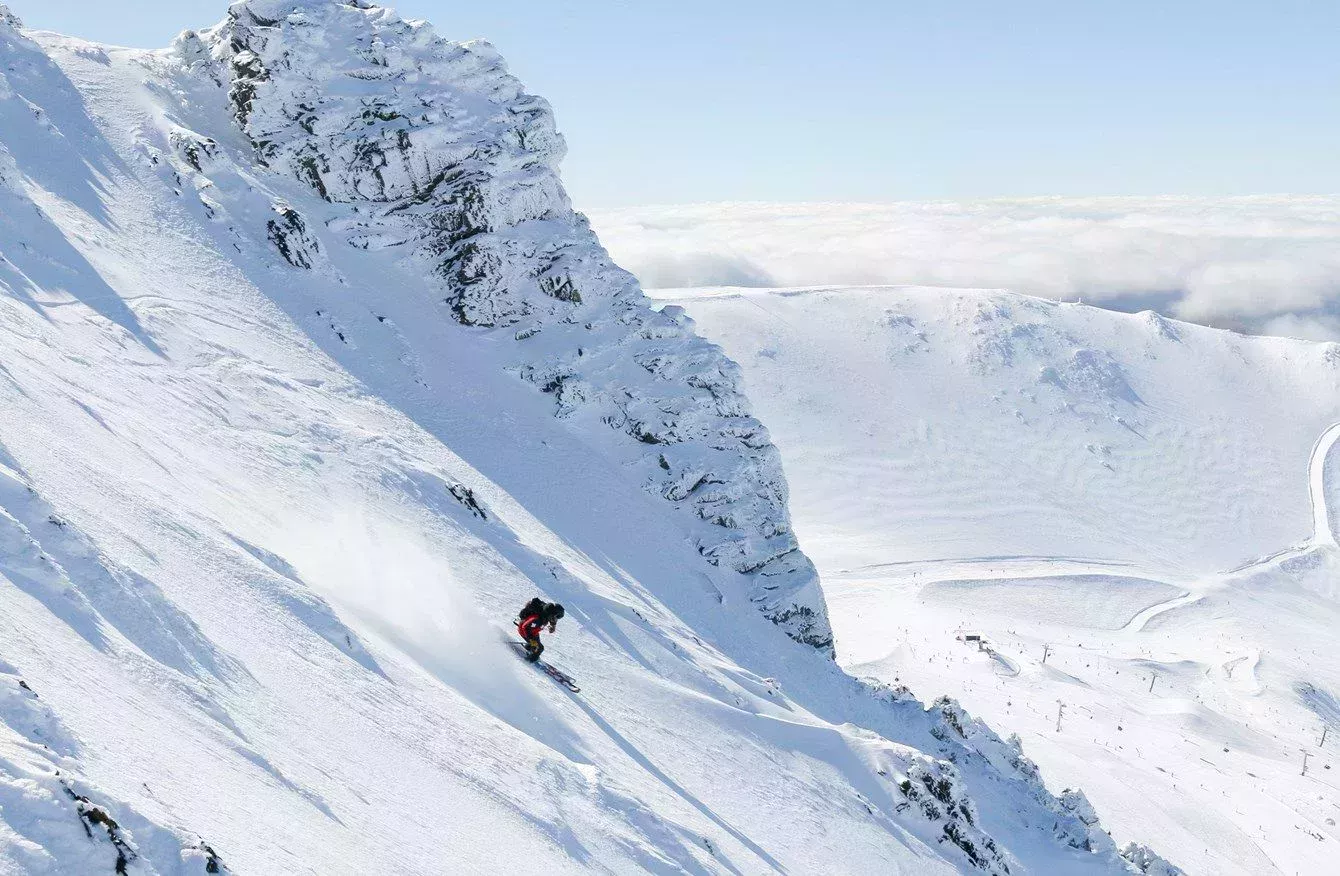 Freeriden am Mount Hutt